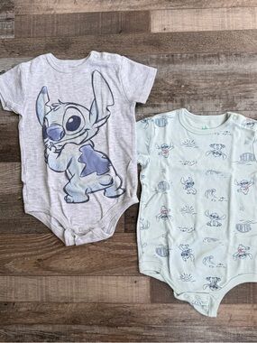 Lot of 2 Disney Stitch Bodysuits